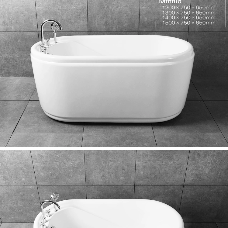 Foshan ABS Plastic Hot Bathtub Baby Bath Tubold People and Disabled People Acrylic Small Bathtub