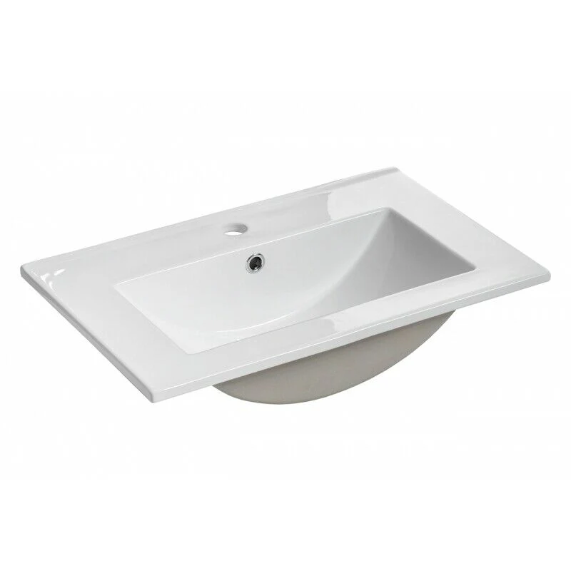 White Gloss Bathroom 600 Vanity Sink Basin Wall Hung Cabinet Drawers Unit