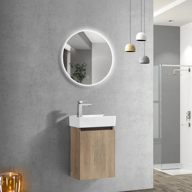 Wall Hung Forest Grain Vanity Cabinet 400mm for Bathroom