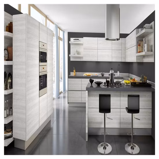 Тумба под умывальник из массива дуба и вишни с шейкером и функцией плавного закрывания.