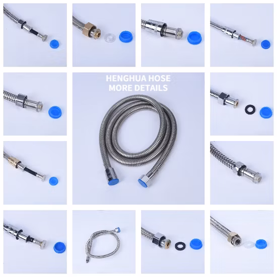 Шланг для ванной из полированной нержавеющей стали